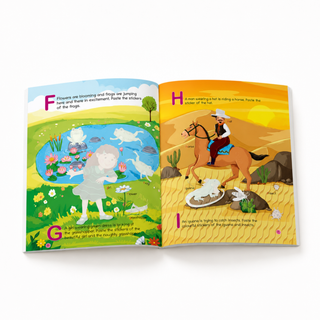 Lil Legends Books of Stickers Animals and Alphabets | Set of 2 for Age 3+ | Learn ABC and Counting With Fun Activities | Educational Workbook | For Toddlers/Nursery/LKG