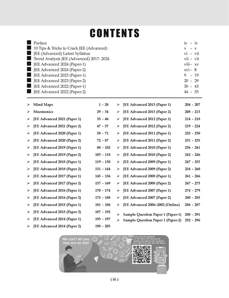 JEE Advanced 23 Years' Year-Wise Solved Papers (2002-2024) | Physics | For 2025 Exam