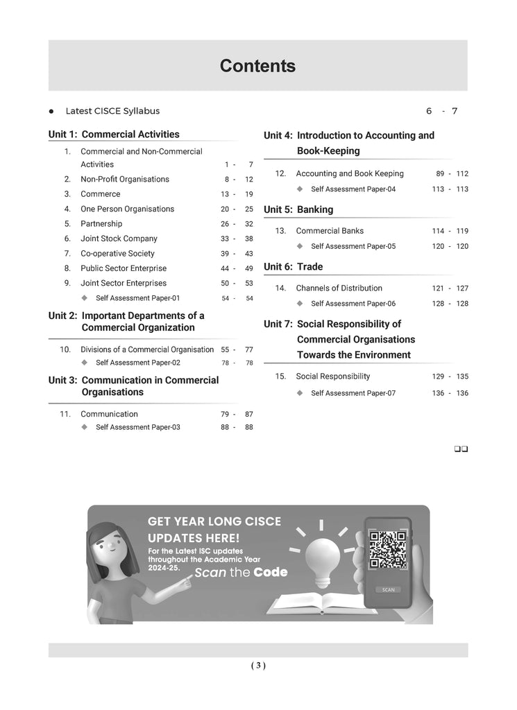 ICSE Question Bank Class 9 Commercial Studies | Chapterwise | Topicwise  | Solved Papers  | For 2025 Exams