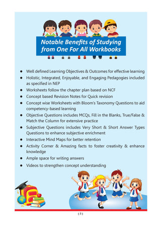 One for All Workbook Class 3 Hindi & Maths (Set of 2 Books) | 50+ Concept-wise Perforated Worksheets | NEP 2020 & NCF 2023 Aligned | For CBSE & State Boards | Builds Concept Clarity & Scientific Skills