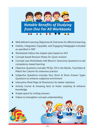 One for All Workbook Class 4 General Knowledge & EVS (Set of 2 Books) | 50+ Concept-wise Perforated Worksheets | NEP 2020 & NCF 2023 Aligned | For CBSE & State Boards | Builds Concept Clarity & Scientific Skills