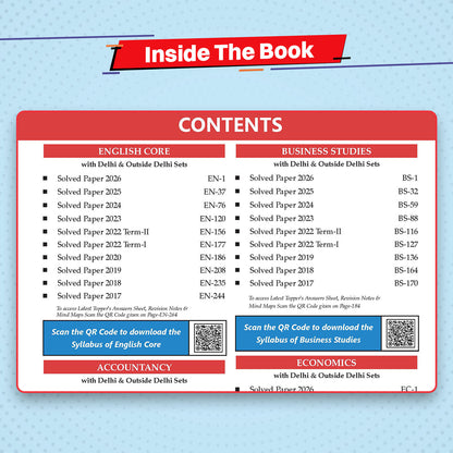 CBSE 10 Previous Years Papers Commerce | Class 12 | Year-wise(2017-2026) | 2026 Papers (Delhi & Outside Delhi)- fully solved | NCERT & Competency-based questions | For 2027 Exam | Oswaal AI
