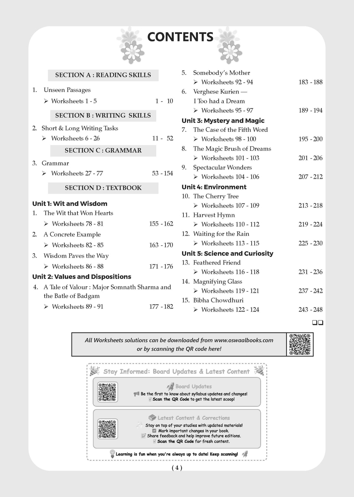 NCERT & CBSE ONE FOR ALL WORKBOOK English (Poorvi) Class 8 - Oswaal Books