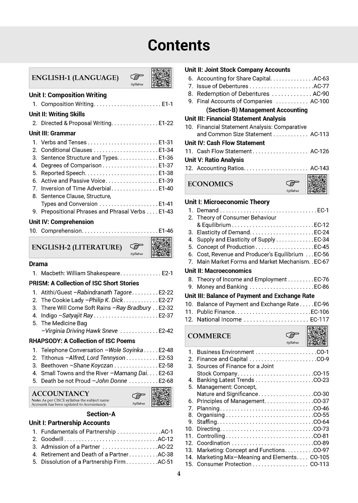 Oswaal ISC Competency Focused Questions Chapter-wise Class-12 Commerce Stream (Accounts, Economics, Commerce, Business Studies, Mathematics, English Paper-1 & Paper-2) | 40% Competency-Based Questions | for 2027 Board Exam | With Oswaal AI