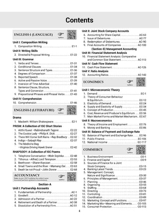 ISC Competency Focused Questions Chapter-wise Class-12 Commerce Stream (Accounts, Economics, Commerce, Business Studies, Mathematics, English Paper-1 & Paper-2) |40% Competency-Based Questions | for 2027 Board Exam | With Oswaal AI