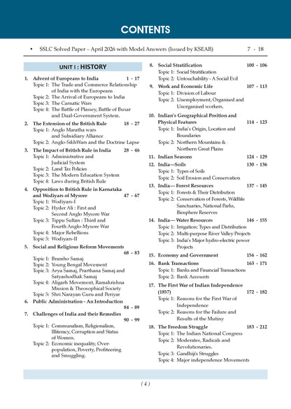 Oswaal Karnataka Class 10 Social Science Chapterwise and Topicwise Question Bank Solved Papers 2017-2026 | For 2027 Exam | With Oswaal AI