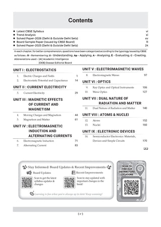 CBSE Textbook Plus (2022-2026) | Class 12 | Physics| Includes: 2026 Papers- fully solved | With Competency Focused Questions | For 2027 Exam | With oswaal.ai