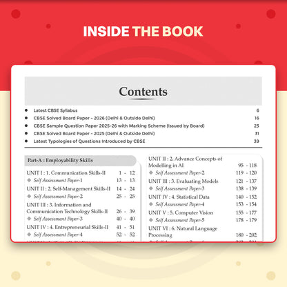 Oswaal CBSE Class 10 Artificial Intelligence Question Bank | Chapter & Topic-wise Solved Papers (2017-2026) | Based on Latest Syllabus (April 2026) | Includes 2026 Papers | For 2027 Exam