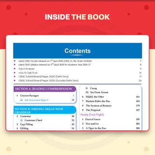 CBSE Class 10 English Language & Literature Question Bank | Chapter & Topic-wise Solved Papers (2017-2026) | Based on Latest Syllabus (April 2026) | Includes 2026 Papers | For 2027 Exam