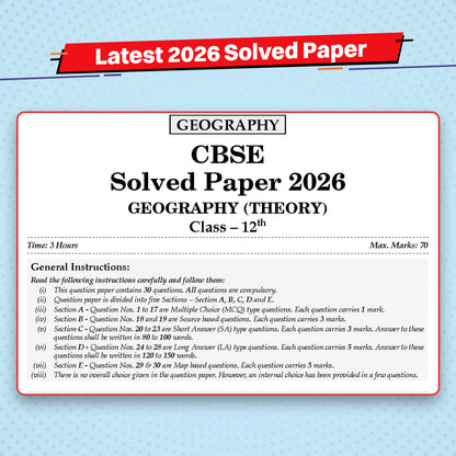 CBSE 10 Previous Years Papers Humanities | Class 12 | Year-wise(2017-2026) | 2026 Papers (Delhi & Outside Delhi)- fully solved | NCERT & Competency-based questions | For 2027 Exam | Oswaal AI