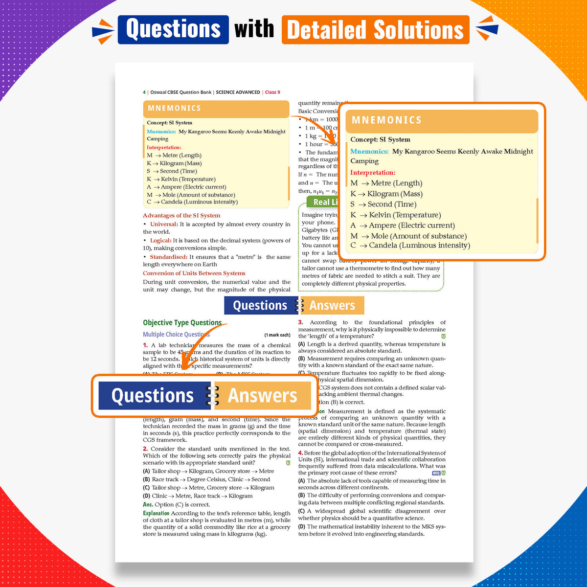 CBSE Class 9 Science Advance Level Question Bank Chapter-wise & Topic-wise | Based on NCERT | Includes Summary, Competency-Based Question, Self-Assessment & Practice Papers
