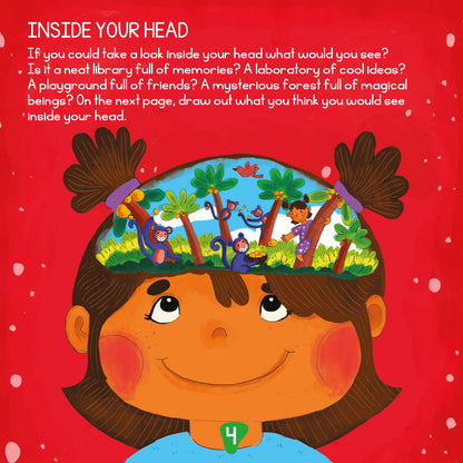 Book of Imagination â€“ Part 4 | Drawing & Writing Prompts for Kids Ages 5â€“10 | Boosts Focus, Creative Thinking & Emotional Expression | Gentle, Screen-Free Activity Journal - Oswaal Books