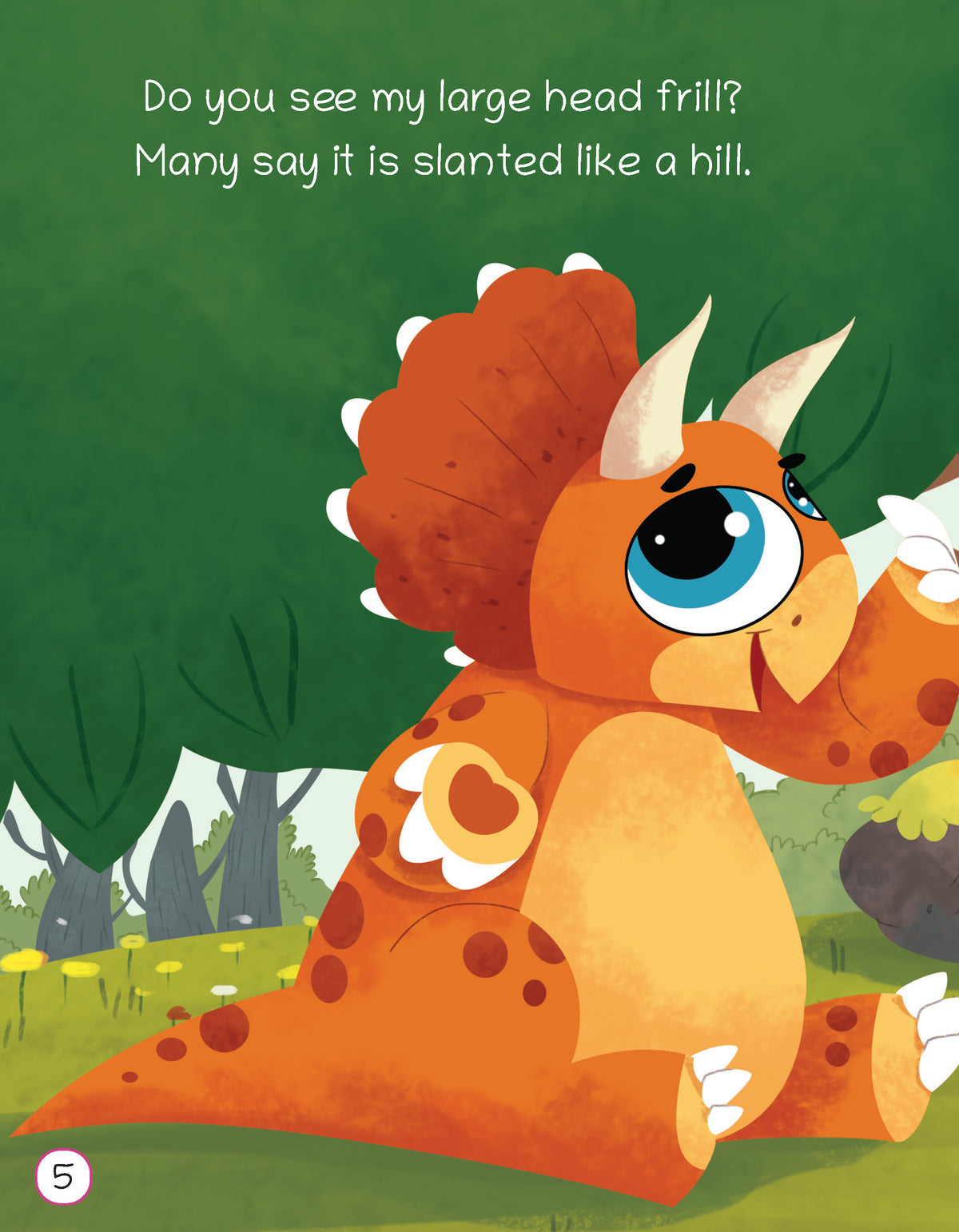 Lil Legends: Padded Books, Dino - I am a Triceratops - Oswaal Books