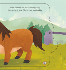 Lil Legends Shaped Board Books: Farm Animals: Horse