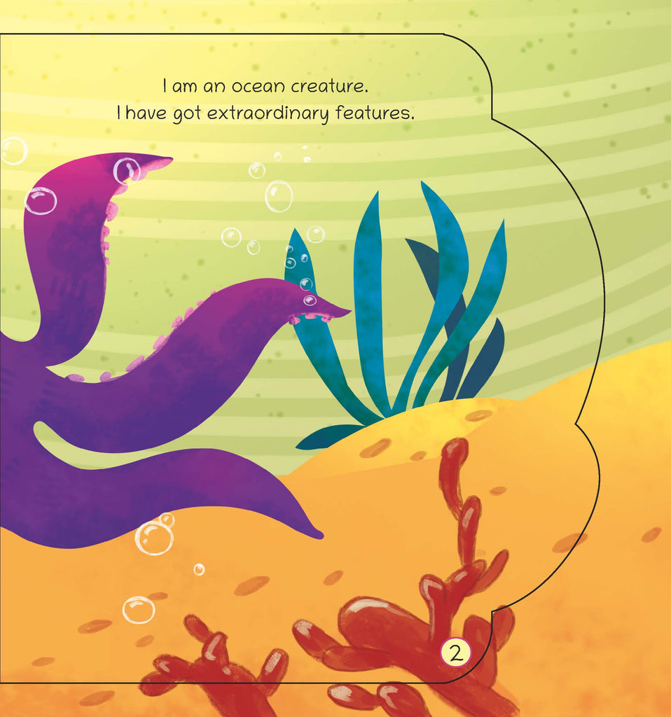 Lil Legends Shaped Board Books: Sea Animals: Octopus