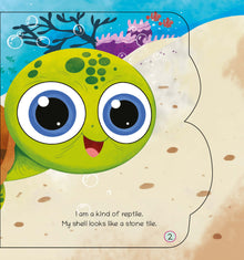 Lil Legends Shaped Board Books: Sea Animals: Turtle