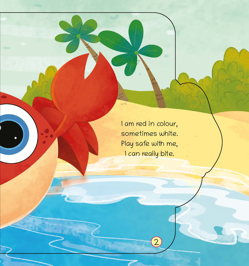 Lil Legends Shaped Board Books: Sea Animals: Crab