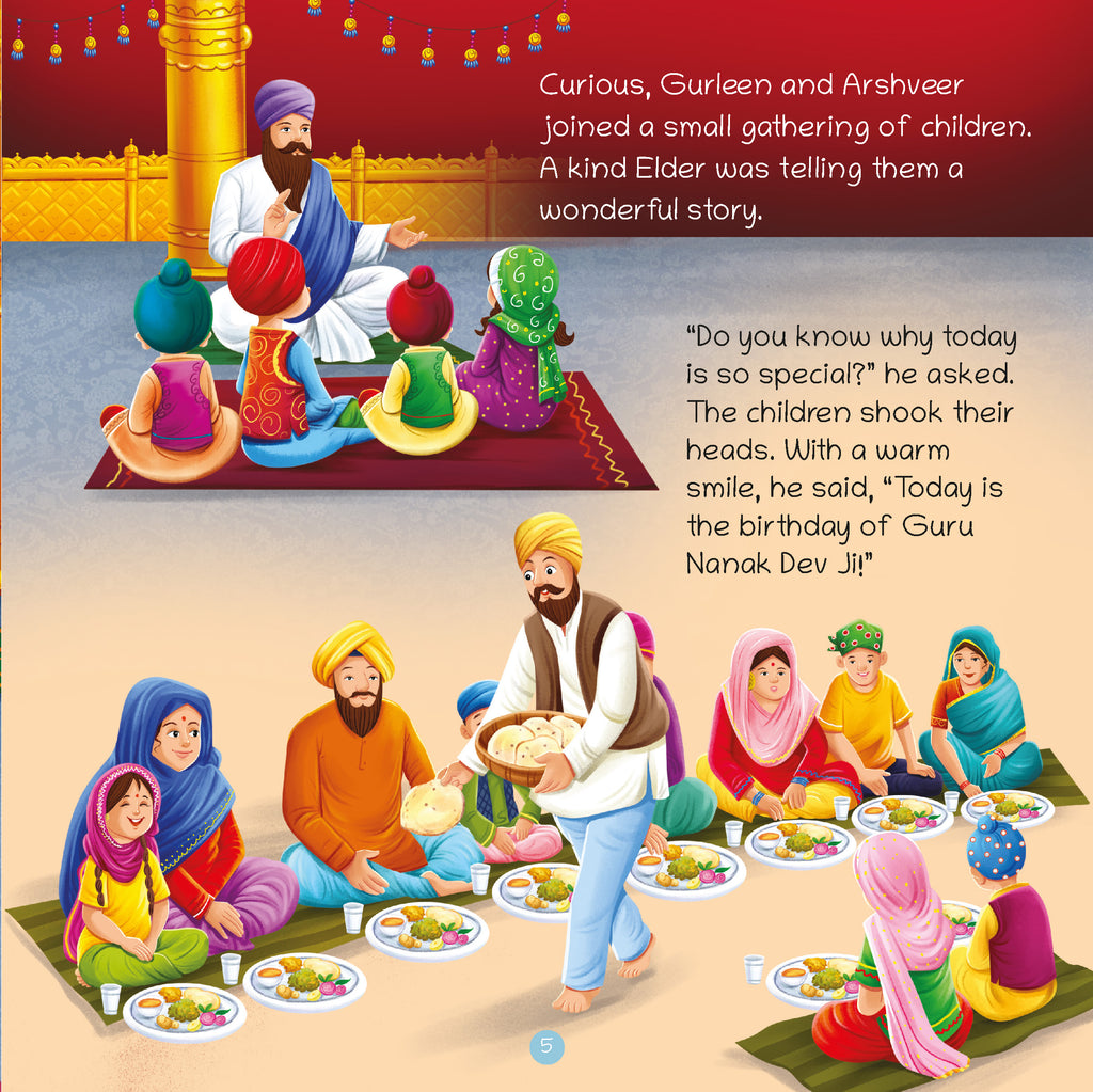 Lil Legends Guru Nanak Dev – Illustrated Storybook on Sikhism for Kids | Learn About Truth, Sharing, Kindness & Spiritual Values Through Heartwarming Stories