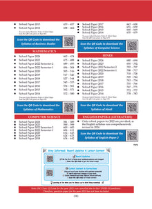ISC 10 Previous Years' Solved Papers year-wise 2015-2025, Class-12, Commerce: Accounts, Economics, Business studies, Commerce, English 1, Hindi, Computer science (For 2026 Exam)