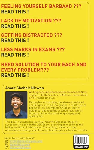 Unbarbaad : For Those Who Feel Lost by Shobhit Nirwan