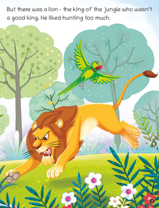Lil Legends Panchatantra Wisdom Tales Set of 4 Story Books for Kids Age 2+ Years - Intelligent Hare, Monkey's Heart, Crane & Blue Jackal | Illustrated Stories for Moral Values