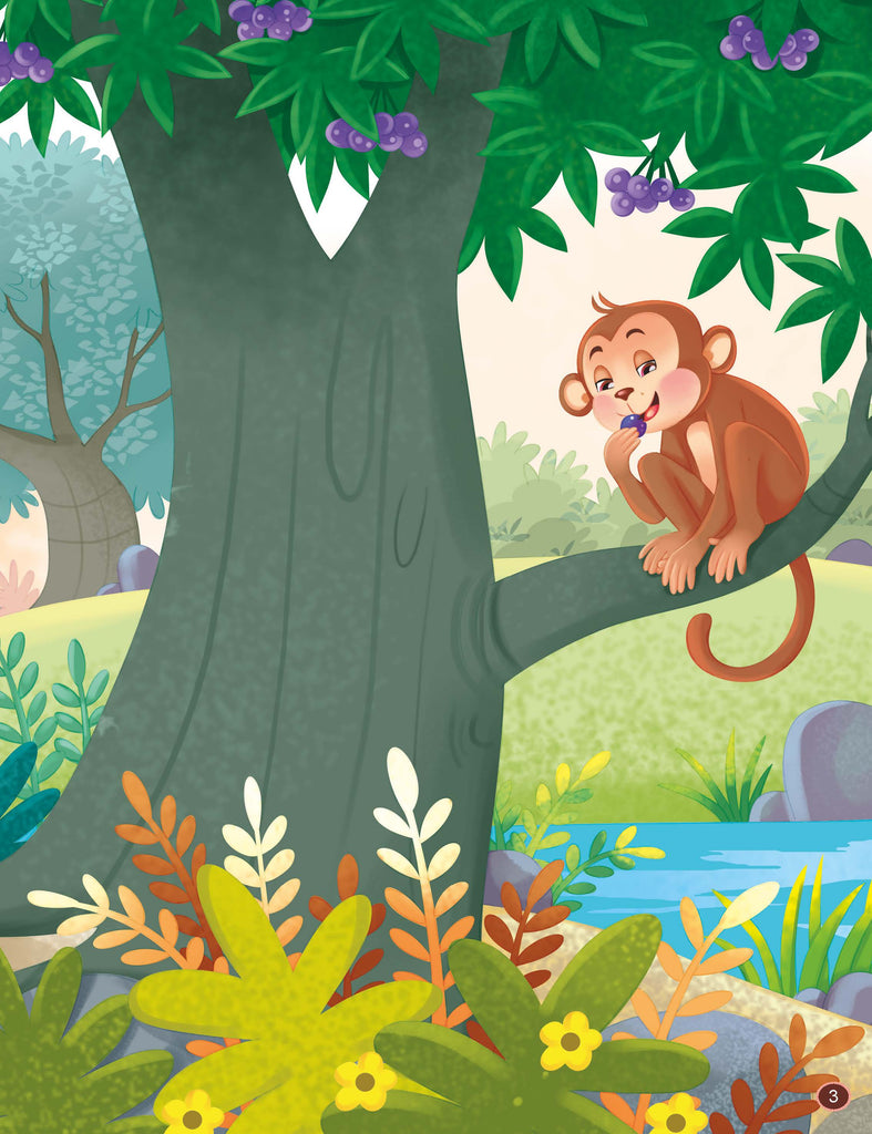 Short Illustrated Panchtantra Stories for Kids 2+ | The Monkey’s Heart | Lil Legends by Oswaal Books