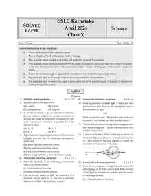 Karnataka SSLC | Chapterwise & Topicwise | Question Bank Class 10 | Science Book | For Board Exams 2025