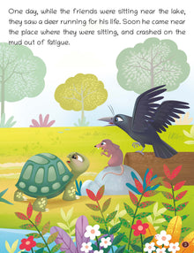 Short Illustrated Panchtantra Stories for Kids 2+ | The Four Friends | Lil Legends by Oswaal Books