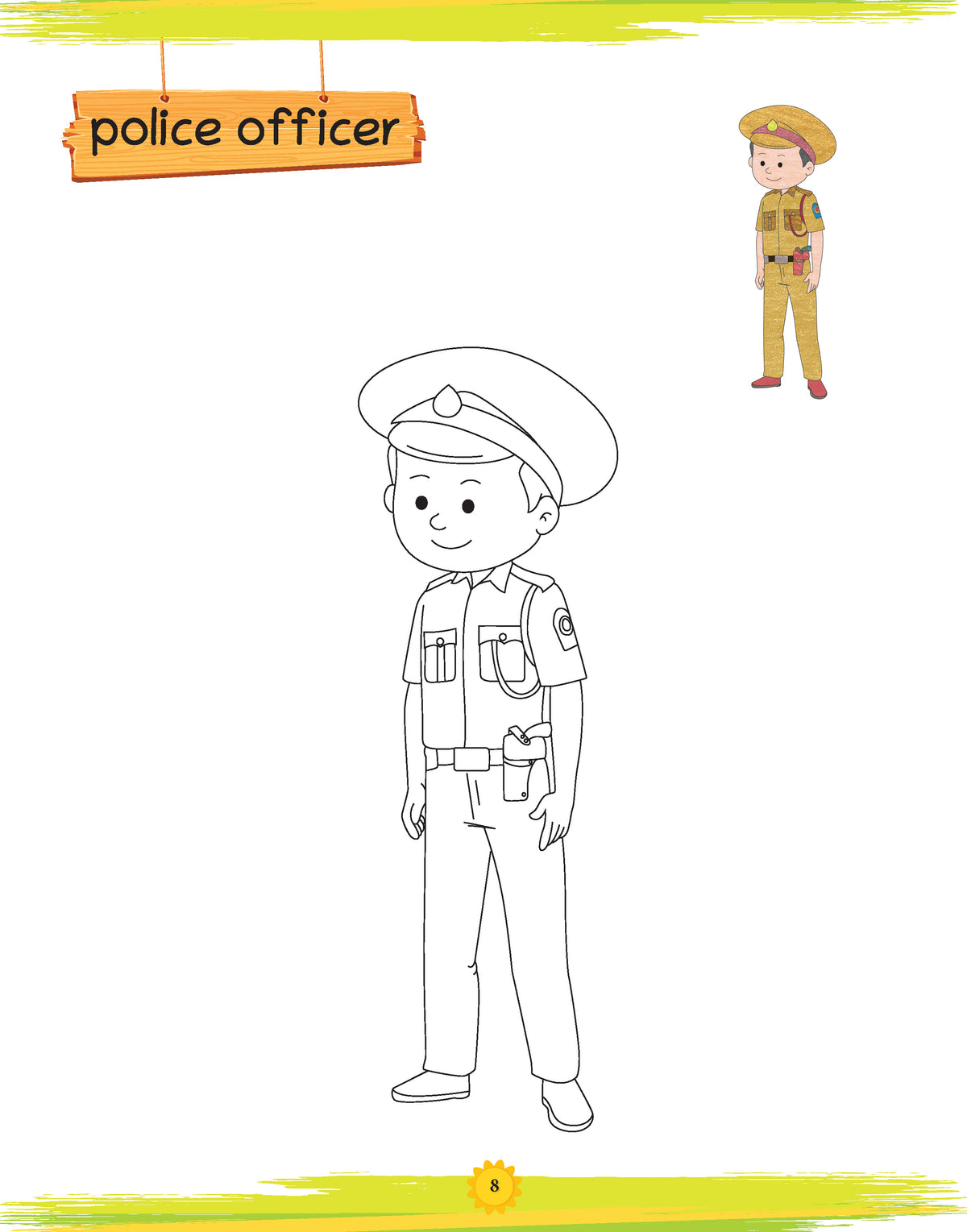 Lil Legends: Book of Copy Colouring, Community Helpers - Oswaal Books