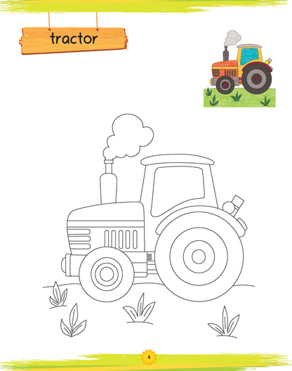 Lil Legends: Book of Copy Colouring, Farmlife - Oswaal Books