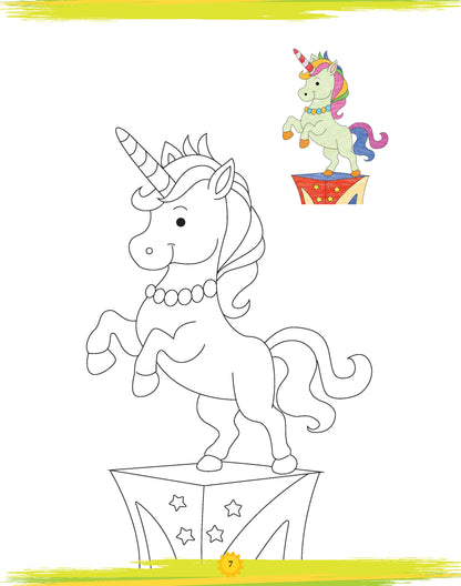 Lil Legends: Book of Copy Colouring, Unicorns - Oswaal Books