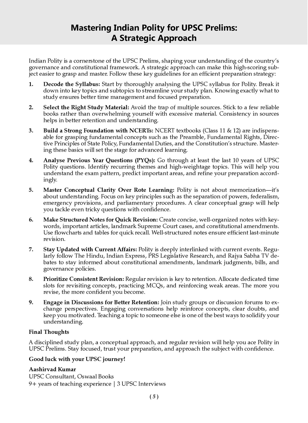 UPSC Power Bank:1000+ MCQs for UPSC and State PSCs Exams Indian Polity - Oswaal Books