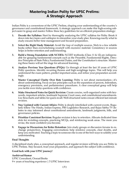 UPSC Power Bank:1000+ MCQs for UPSC and State PSCs Exams Indian Polity - Oswaal Books