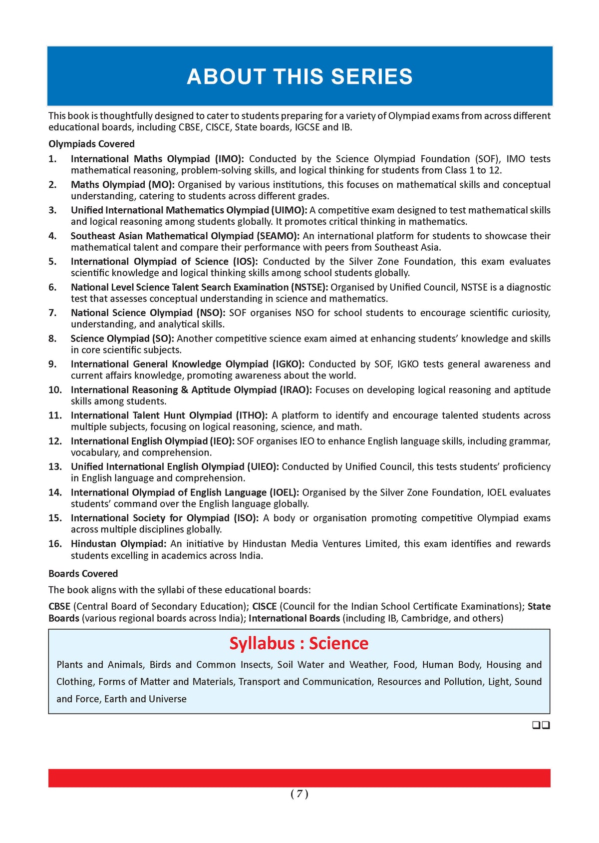 One For All Olympiads Class 3 Science Prep-Guide | Chapter-wise Previous Years' Solved Papers+ Workbook (Set of 2 Books) | Questions for SOF NSO & Other Olympiad Exams 2026