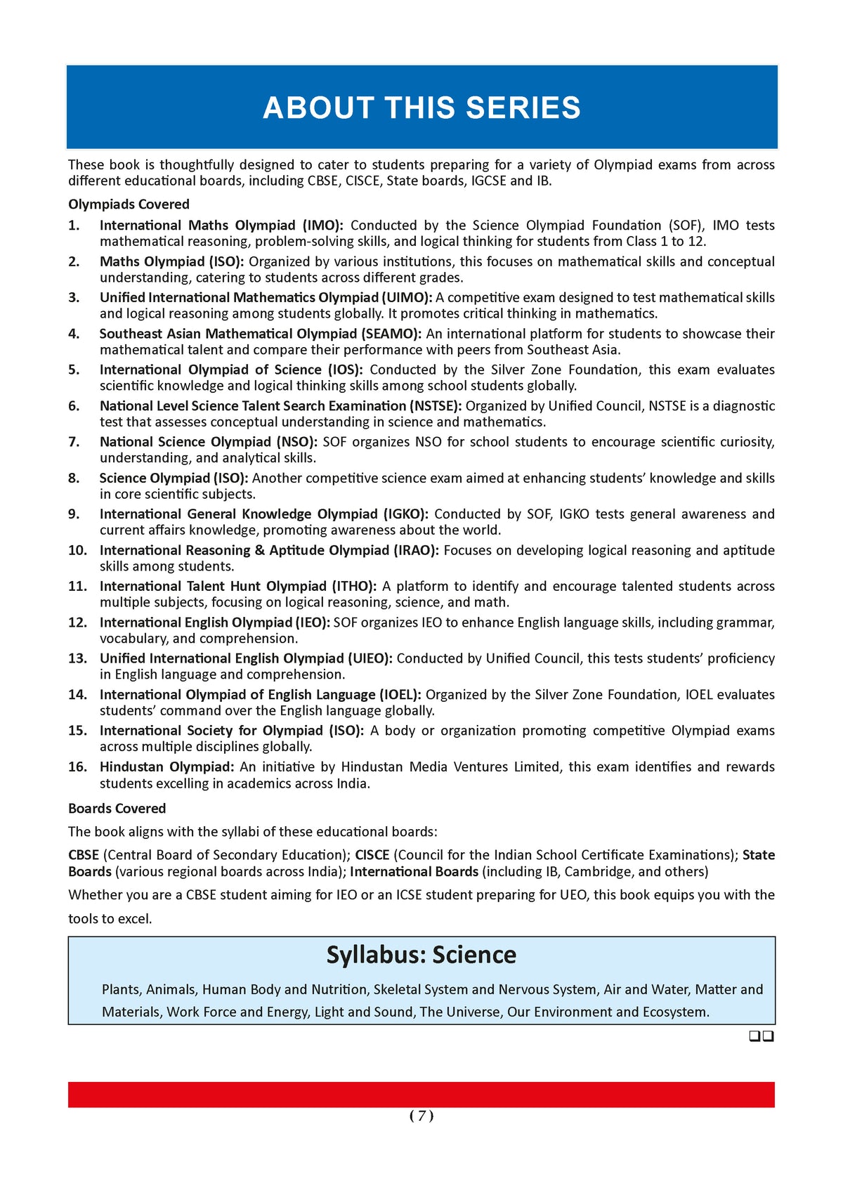 One For All Olympiads Class 5 Science Prep-Guide | Chapter-wise Previous Years' Solved Papers+ Workbook (Set of 2 Books) | Questions for SOF NSO & Other Olympiad Exams 2026