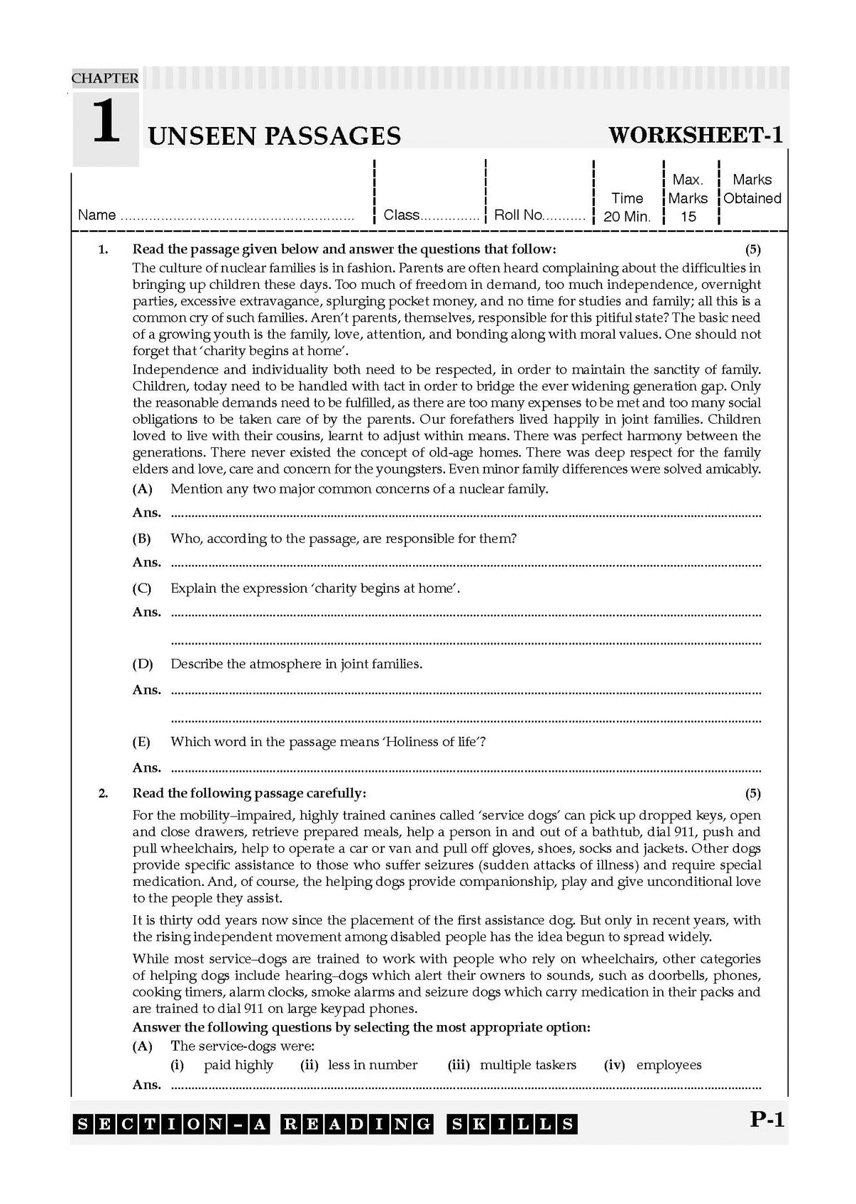 NCERT & CBSE ONE FOR ALL WORKBOOK English (Poorvi) Class 8 - Oswaal Books