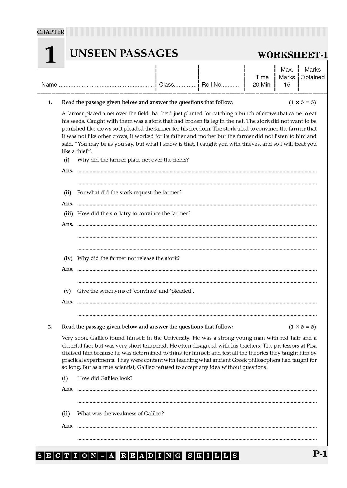 NCERT & CBSE ONE FOR ALL WORKBOOK English (Poorvi) Class 7 - Oswaal Books