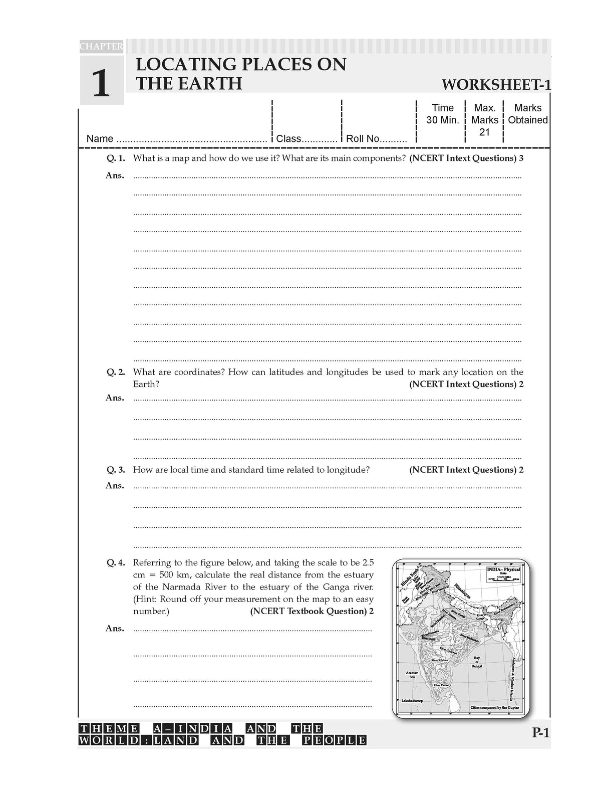 NCERT & CBSE One For All Workbook Class-6 Social Science (Exploring Society India and Beyond) - Oswaal Books