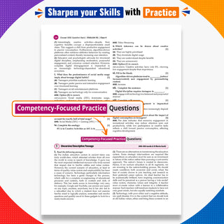 CBSE Class 9 English R1 (Kaveri), Mathematics Part-1 (Ganita Manjari), Science (Exploration) & Social Science Part-1 Question Bank Chapter-wise & Topic-wise (Set of 4 Books) | Based on NCERT