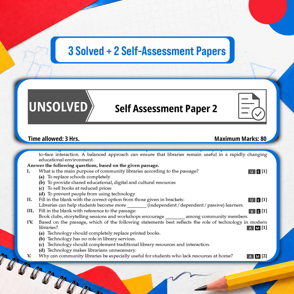 Oswaal CBSE 20 Combined Sample Question Papers Class 12 Board Exam 2027 – English Core, Physics, Chemistry, Mathematics - New Question Typologies - Oswaal AI