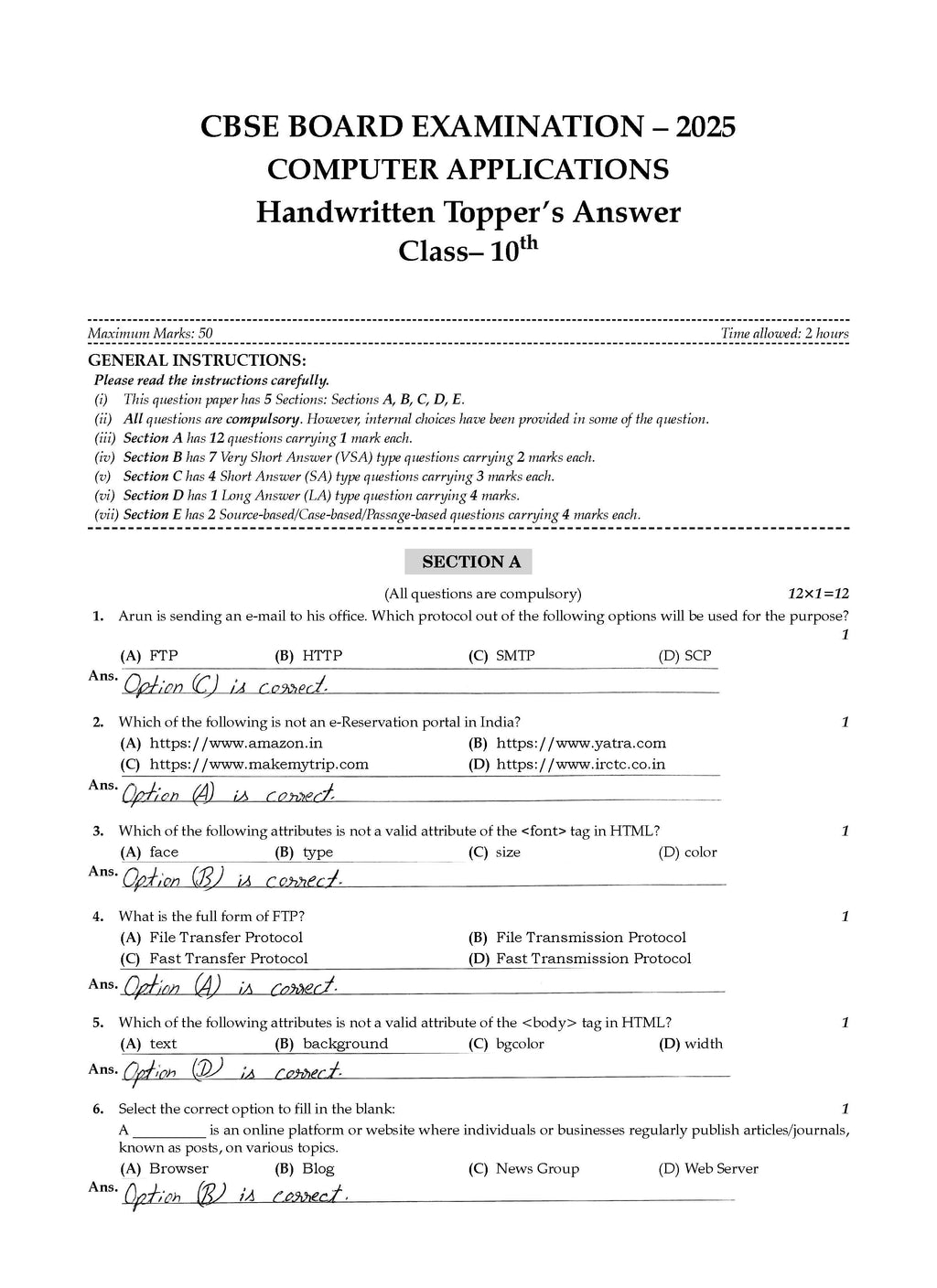 class 10 it sample paper 2026 - cbse python Images... CBSE 15 Sample Question Papers Class 10 Computer Applications for 2026 ...