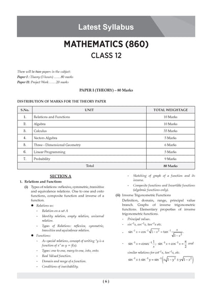 Class 12 ISC Mathematics Question Bank (2017-2026) | Chapter-wise & Topic-wise with Competency Based Questions | For 2027 Exam | With Solved 2026 Board Paper | Self-Assessment Papers