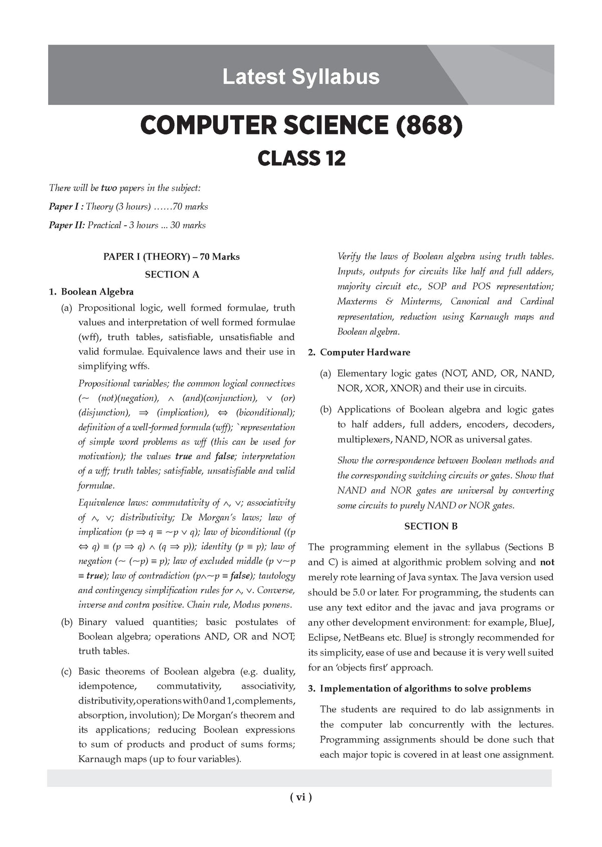 Class 12 ISC Computer Science Question Bank (2017-2026) | Chapter-wise & Topic-wise with Competency Based Questions | For 2027 Exam | With Solved 2026 Board Paper | Self-Assessment Papers