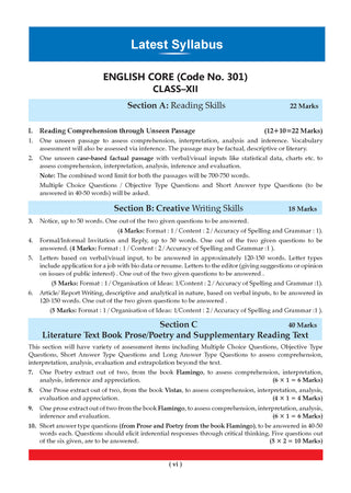 CBSE Question Bank for Class 12 English Core | Chapter-wise and Topic-wise: Solved Papers (2017-2026) | Includes 2026 Papers- fully solved | With oswaal.ai | For 2027 Exam