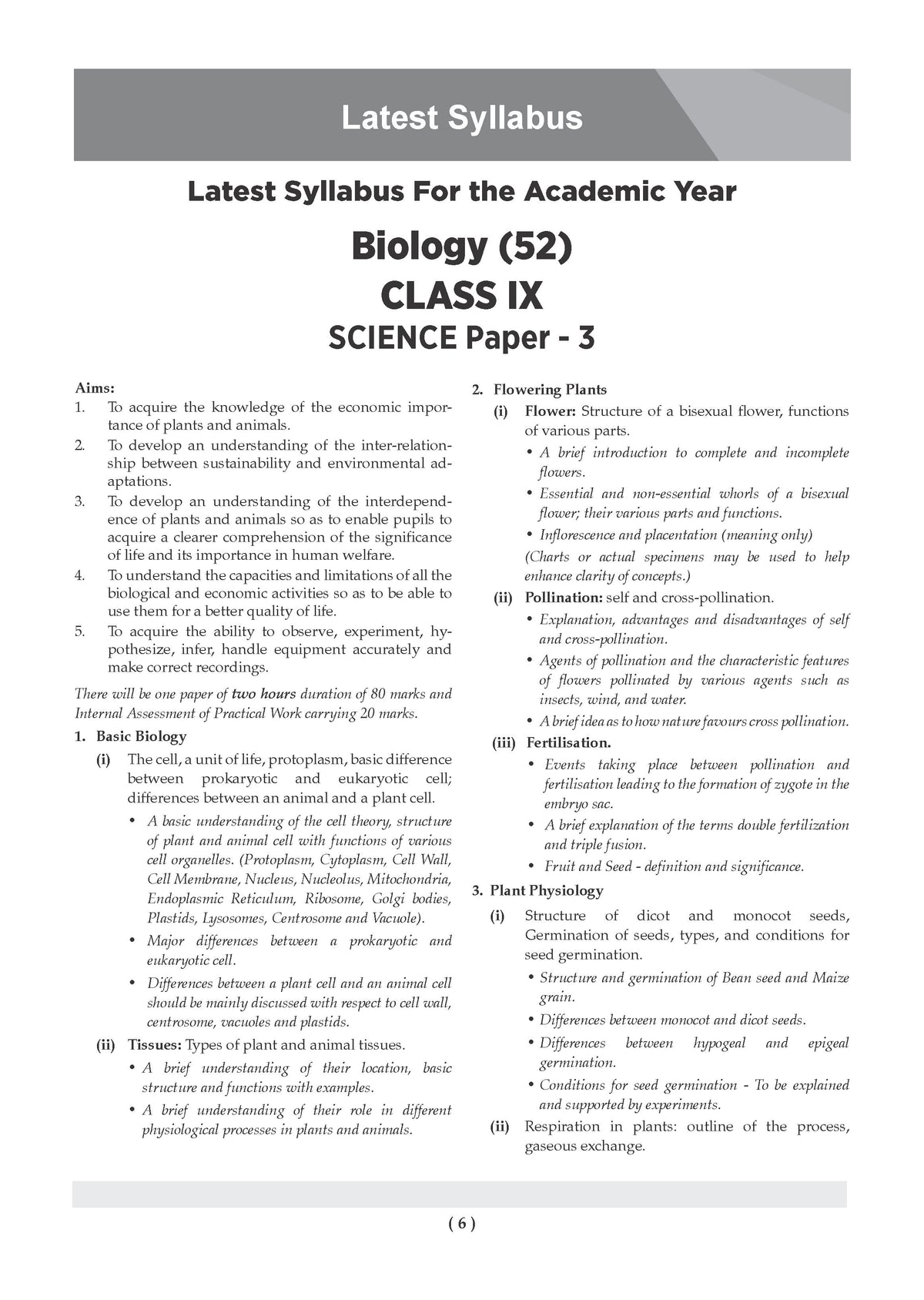 ICSE Question Bank Biology Class 9 For 2027 Exam | Chapter-wise & Topic-wise Revision Notes | Competency-focused Questions | Aligned with latest Syllabus & Exam Pattern