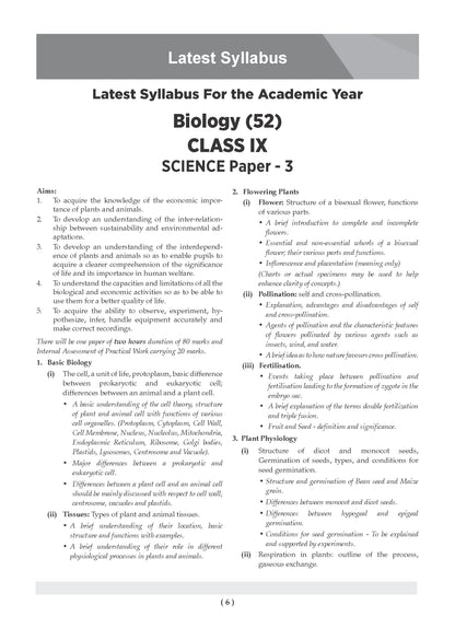 ICSE Question Bank Biology Class 9 For 2027 Exam | Chapter-wise & Topic-wise Revision Notes | Competency-focused Questions | Aligned with latest Syllabus & Exam Pattern