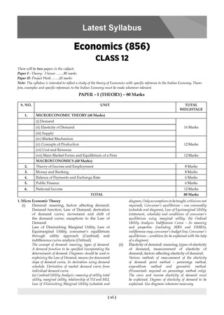 Class 12 ISC Economics Question Bank (2017–2026)| Chapter-wise & Topic-wise with Competency Based Questions |For 2027 Exam | With Solved 2026 Board Paper | Self-Assessment Papers