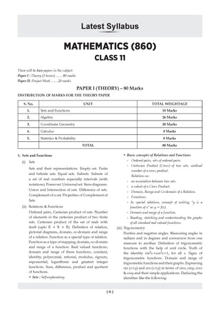 Class 11 ISC Mathematics Question Bank | Chapter-wise & Topic-wise with Competency Based Questions | For 2027 Exam | Self-Assessment Papers | Revision Notes