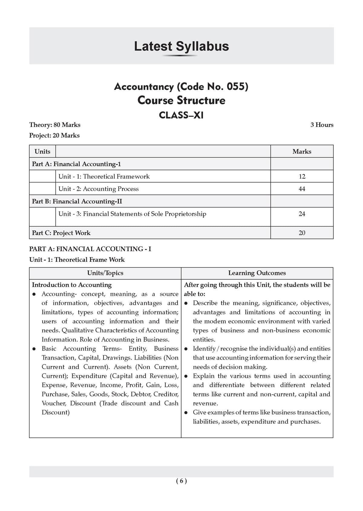CBSE Class 11 Accountancy Question Bank | Chapter & Topic-wise Solved Papers (2017-2026) | Based on Latest Syllabus (April 2026) | Includes 2026 Papers | For 2027 Exam