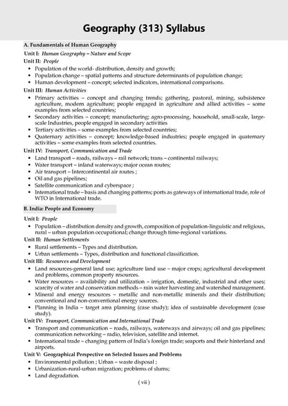 NTA CUET (UG) Chapter-wise Solved Papers Question Bank | Geography | PYQs (2022 â€“ 2026) NCERT aligned MCQs | With Solved Paper 2026 | For 2027 Exam | With Oswaal AI
